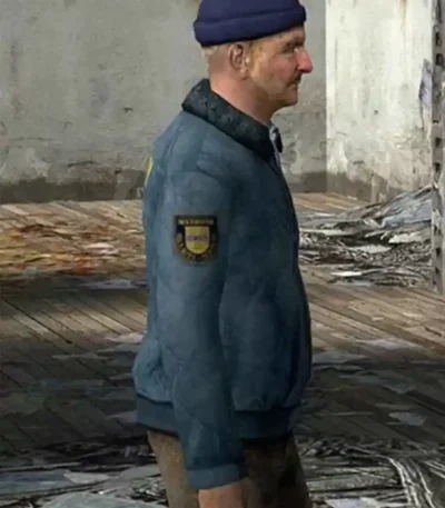 Half Life 2 Odessa Cubbage Blue Bomber Jacket