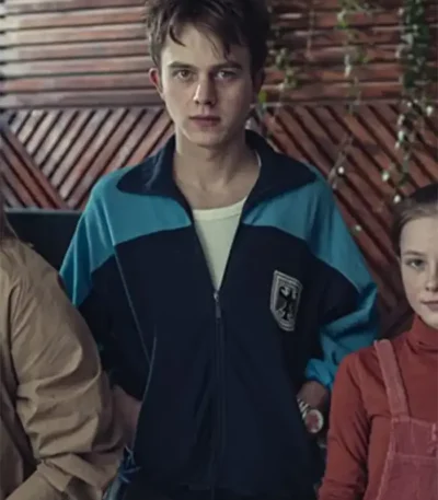 Hold Tight Adam Barczyk Blue Cotton Jacket