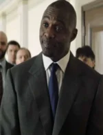 Idris Elba Heads of State Grey Suit