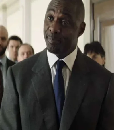 Idris Elba Heads of State Grey Suit