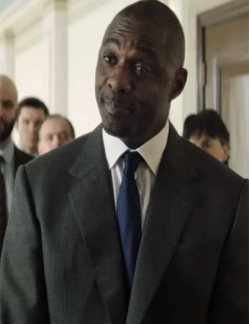 Idris Elba Heads of State Grey Suit Idris Elba Heads of State Grey Suit