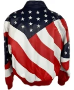 Independence Day Michael Hoban Bomber Leather Jacket