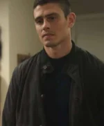 Isaac Laid Black Bomber Jacket