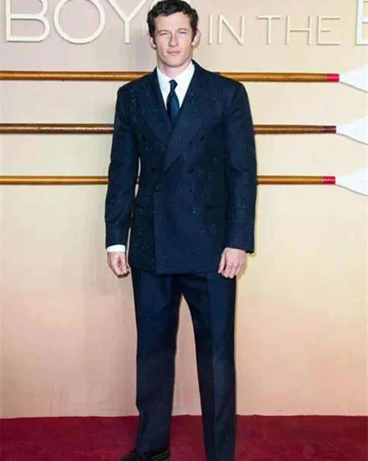 Joe Rantz The Boys in the Boat 2023 Blue Suit Joe Rantz The Boys in the Boat 2023 Blue Suit