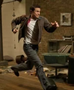 Joseph Gordon Levitt Looper Brown Cotton Jacket