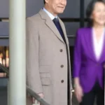 Joseph Hill The Company Trench Wool Coat