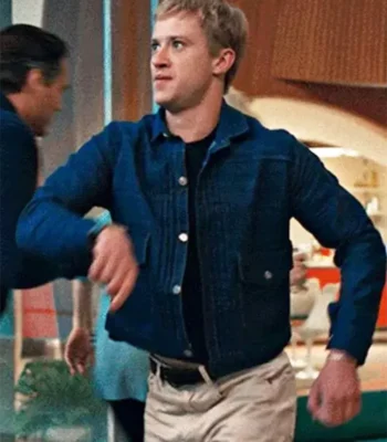 Joseph Quinn The Fantastic Four First Steps Blue Jacket