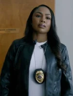 Joyce Glenn Checkmate Black Leather Jacket