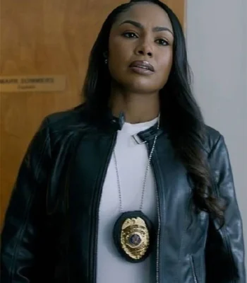 Joyce Glenn Checkmate Black Leather Jacket