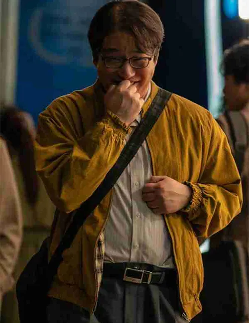 Ju Oh-nam Mask Girl S01 Bomber Jacket Ju Oh-nam Mask Girl S01 Bomber Jacket