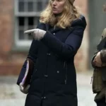 Julia Stiles Wish You Were Here Puffer Coat