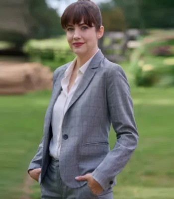 Julie Gonzalo My Argentine Heart Grey Blazer
