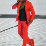 Kanye West MTV Award Show Red Suit