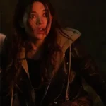Katie Douglas Clown In A Cornfield Black Leather Jacket
