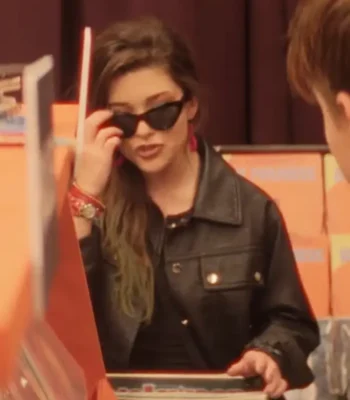 Katie Douglas This Too Shall Pass Black Leather Jacket