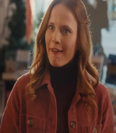 Katie Leclerc A Cherry Pie Christmas Corduroy Jacket