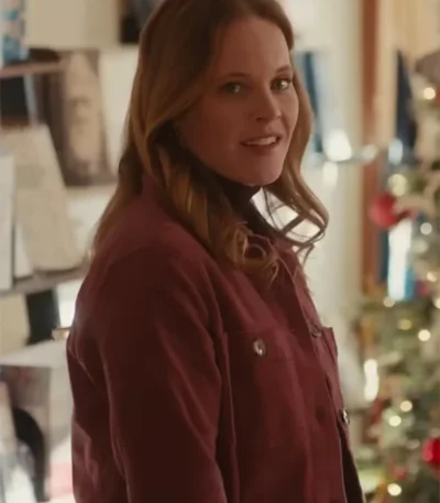 Katie Leclerc A Cherry Pie Christmas Corduroy Jacket