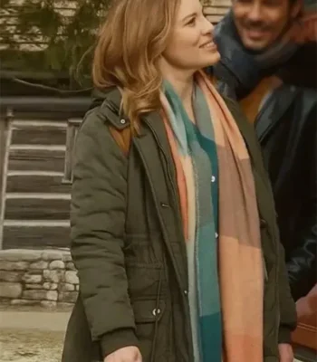 Katie Leclerc A Cherry Pie Christmas Green Jacket