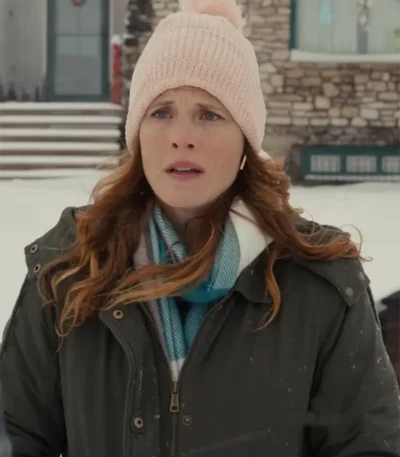 Katie Leclerc A Cherry Pie Christmas Green Jacket