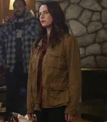 Kaya Scodelario Adulthood Brown Jacket