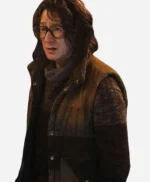 Ke Huy Quan The Electric State Brown Corduroy Vest