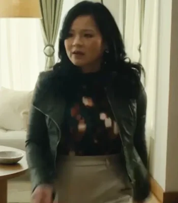 Kelly Marie Tran Control Freak Black Leather Jacket