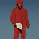 Kendrick Lamar Count Me Out Red Cotton Jacket