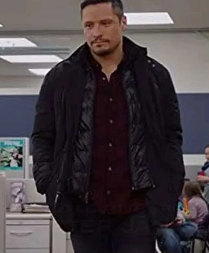 Kenny Rixton Chicago P.D Black Parachute Jacket Kenny Rixton Chicago P.D Black Parachute Jacket