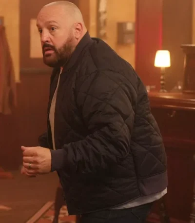 Kevin James Guns Up Black Quilted Jacket