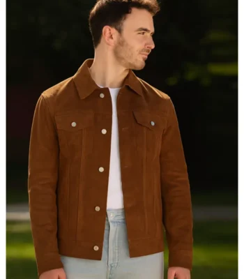 Kevin Jonas Camp Rock 3 Brown Suede Jacket