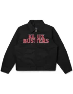 Klux Busters Logo Black Shirt Style Cotton Jacket