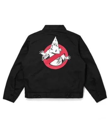 Klux Busters Logo Black Shirt Style Cotton Jacket