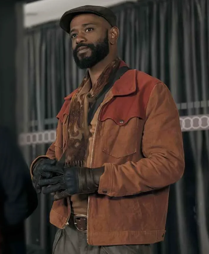 LaKeith Stanfield Play Dirty Brown Suede Leather Jacket LaKeith Stanfield Play Dirty Brown Suede Leather Jacket