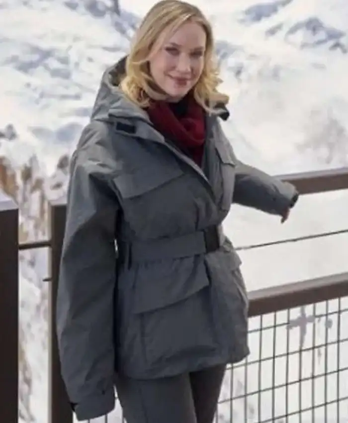 Laci J Mailey An Alpine Holiday Grey Jacket Laci J Mailey An Alpine Holiday Grey Jacket
