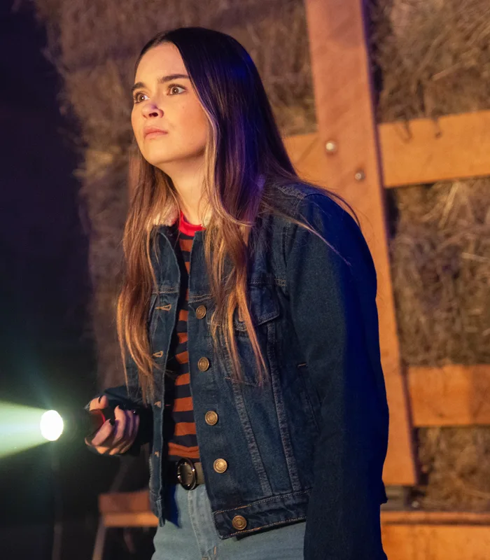 Landry Bender Self-Help Blue Denim Jacket Landry Bender Self-Help Blue Denim Jacket