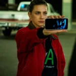 Lili Reinhart American Sweatshop Red Cotton Jacket