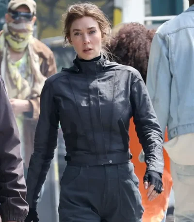 Liminal Vanessa Kirby Blue Jacket