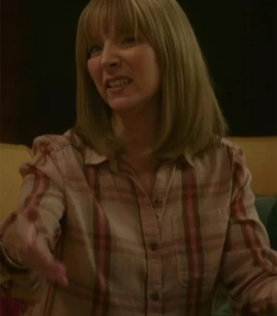 Lisa Kudrow The Parenting Plaid Shirt