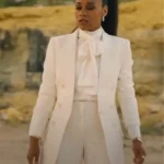 Love Hurts Ariana DeBose White Blazer