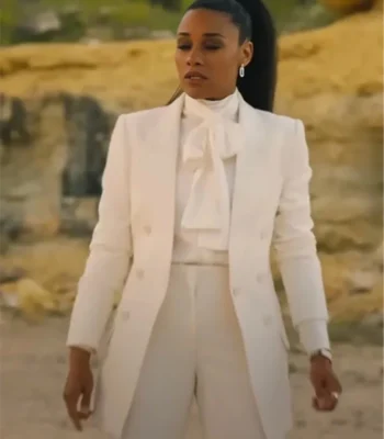 Love Hurts Ariana DeBose White Blazer