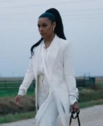 Love Hurts Ariana DeBose White Blazer