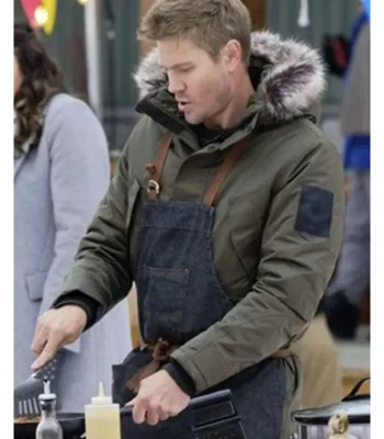 Love in Winterland Chad Michael Murray Green Jacket
