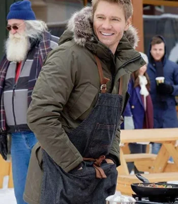 Love in Winterland Chad Michael Murray Green Jacket