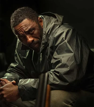 Luther The Fallen Sun Idris Elba Black Windbreaker Jacket