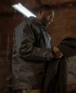 Luther The Fallen Sun Idris Elba Black Windbreaker Jacket