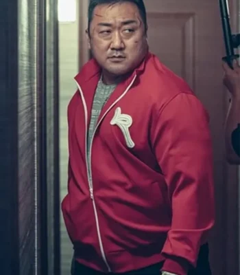 Ma Dong Seok Holy Night Demon Hunters Red Jacket