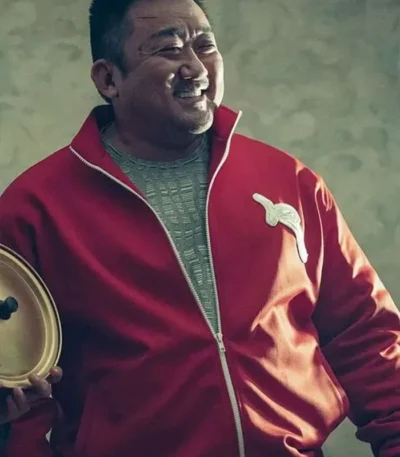 Ma Dong Seok Holy Night Demon Hunters Red Jacket