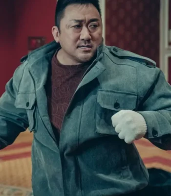 Ma Dong Seok Holy Night Demon Hunters Teal Jacket