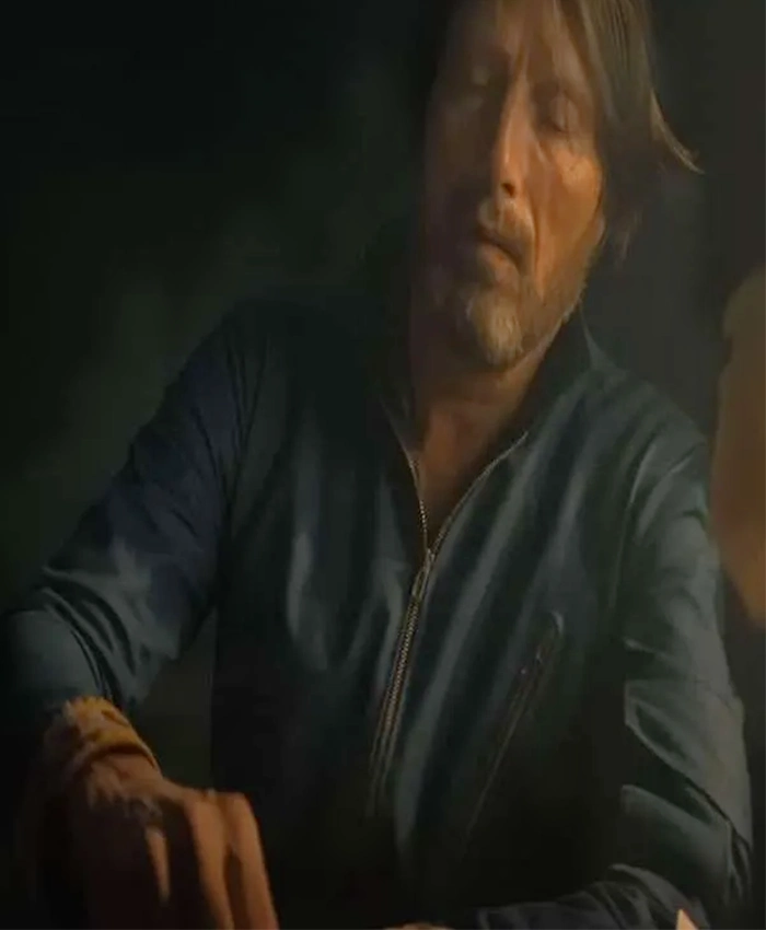 Mads Mikkelsen Dust Bunny Blue Jacket Mads Mikkelsen Dust Bunny Blue Jacket