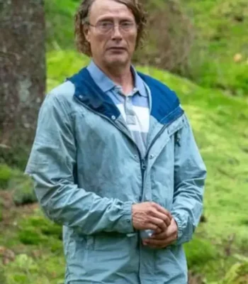 Mads Mikkelsen The Last Viking Blue Jacket